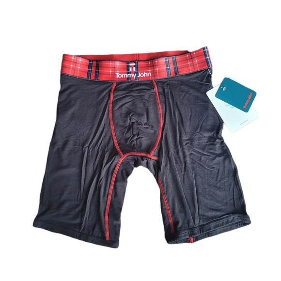 TOMMY JOHN Black Second Skin Boxer Brief Size S - Picture 1 of 5